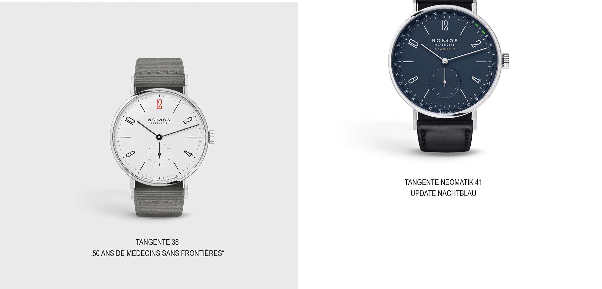 TANGENTE 38 - TANGENTE NEOMATIK 41 Update Nachtblau - Nomos Glashütte - Juwelier Laerbusch - Uhren - Mülheim an der Ruhr